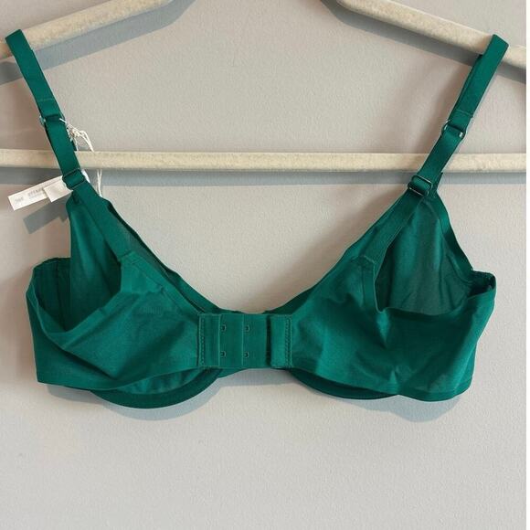 NWT Aerie Smoothez Balconette Mesh Wired Bra In Green Size 36C - Picture 4 of 4